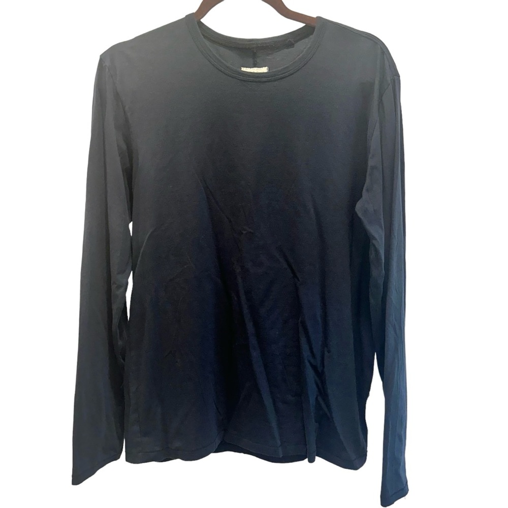 Rag & Bone Men’s navy blue long sleeve cotton T shirt M EUC